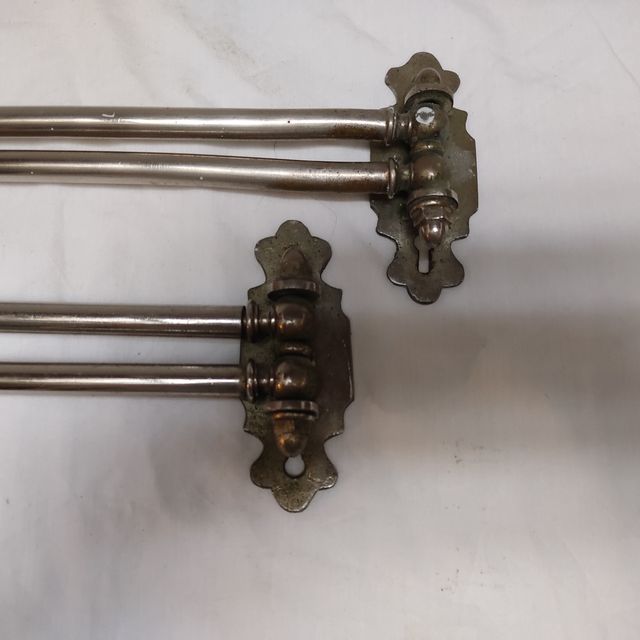 #91 Toalleros de acero antiguos vintage