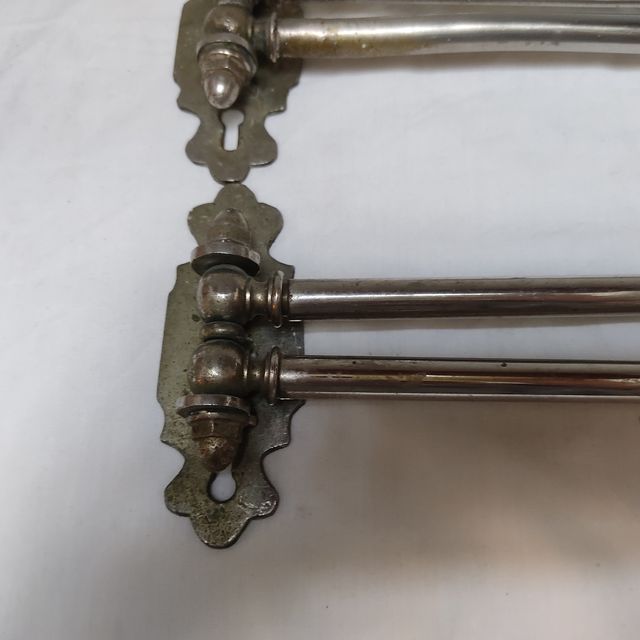 #91 Toalleros de acero antiguos vintage