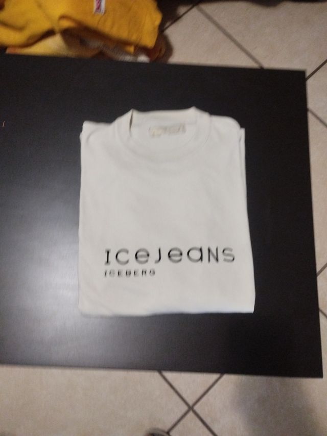 Iceberg maglia uomo in pail bianco