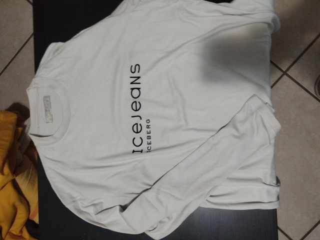 Iceberg maglia uomo in pail bianco