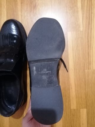 mocasin piel flecos