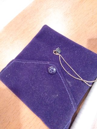 Cadena y colgante baño oro Aristocrazy