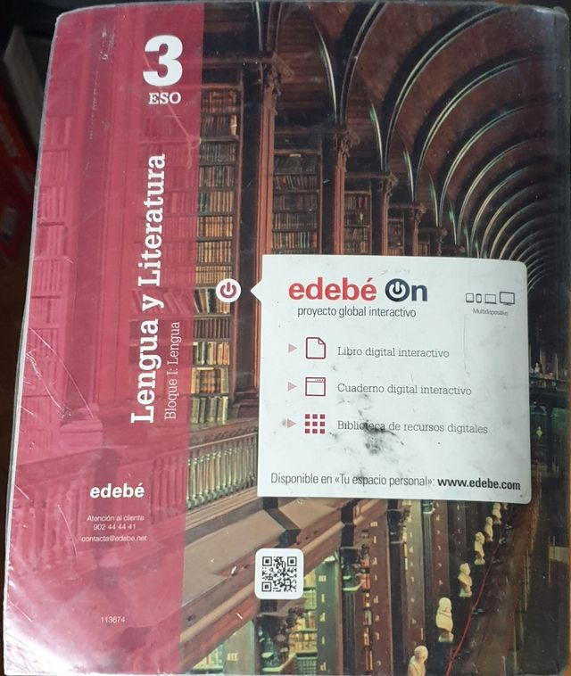 Libro texto Lengua y Literatura 3ºESO