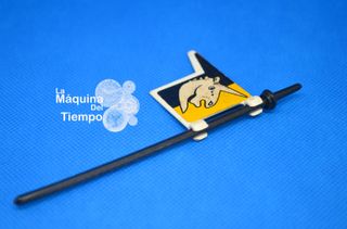 Lanza con bandera de unicornio. Famobil
