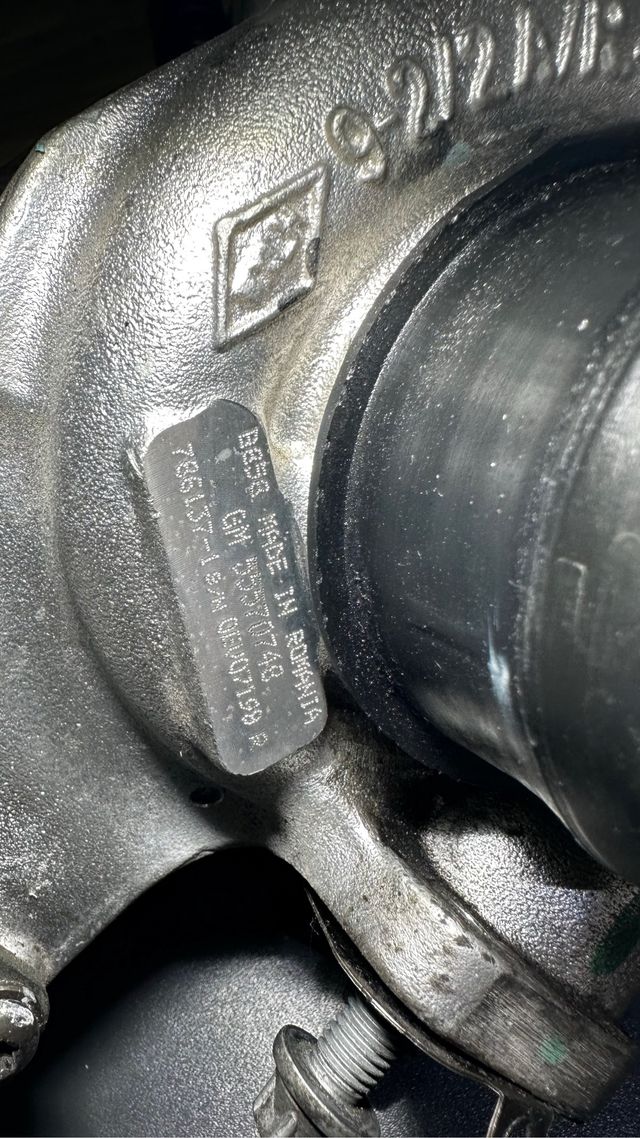 Turbo Opel insignia 2.0 CDTI 130CV Motor A20DTH