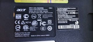 carcasa portatil Acer Aspire 5735 para piezas