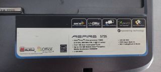 carcasa portatil Acer Aspire 5735 para piezas