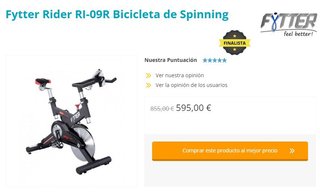 BICICLETA SPINNIG FYTTER RIDER RI-09R
