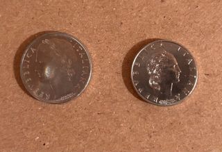 monete 100 e 50 lire piccole
