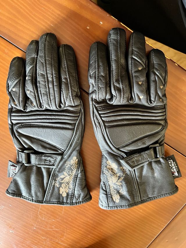Guantes de moto en piel