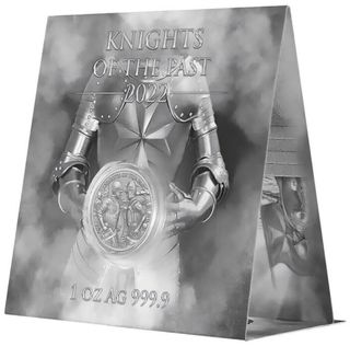 1 onza plata Malta. Knights of the Past. 1 oz