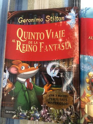 Dos libros Geronimo Stilton