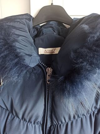 Parka plumas mujer