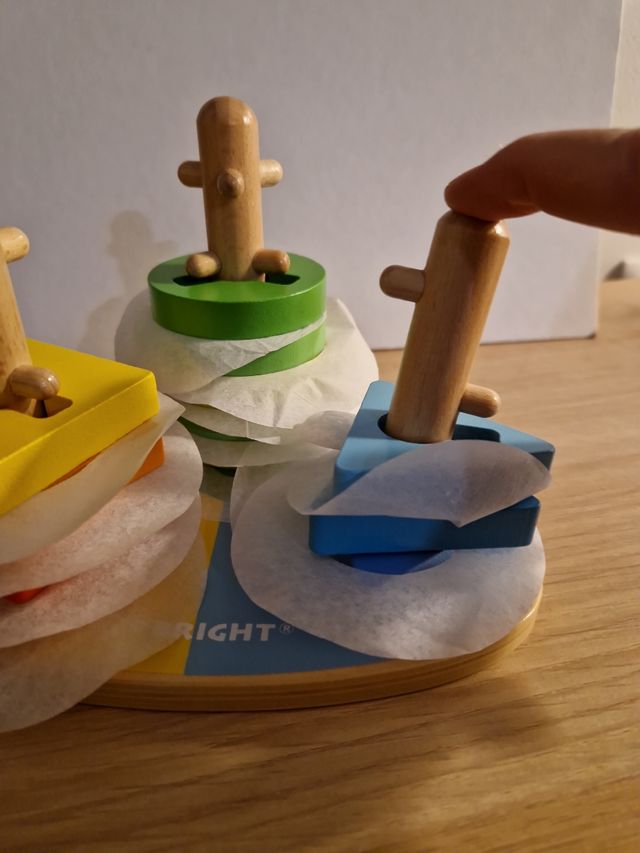 ENCAJES GEOMÉTRICOS de MADERA