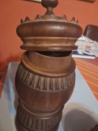 Set legno intagliato 3 pezzi