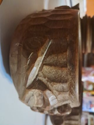 Set legno intagliato 3 pezzi