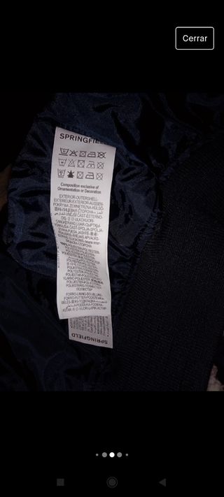 Chaqueta bomber mujer Springfield talla L