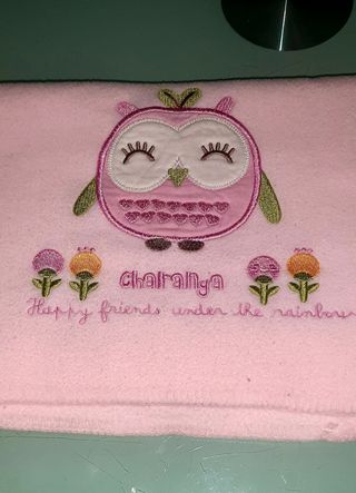 Mantita rosa Charanga