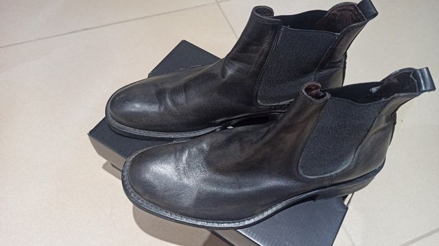 Scarponcini da uomo in pelle combipel