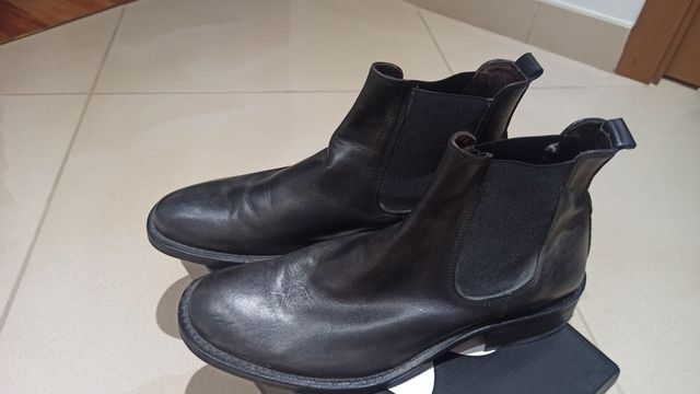 Scarponcini da uomo in pelle combipel