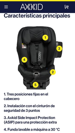 Silla coche grupo 2 contramarcha