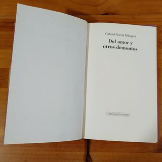 DEL AMOR y otros demonios.