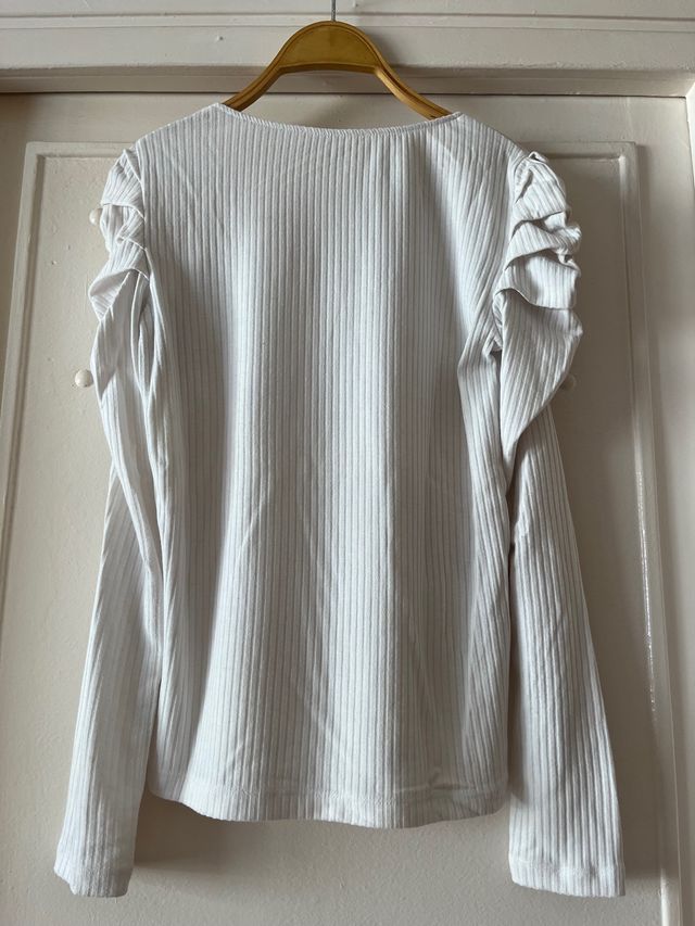 Camiseta canalé Mango