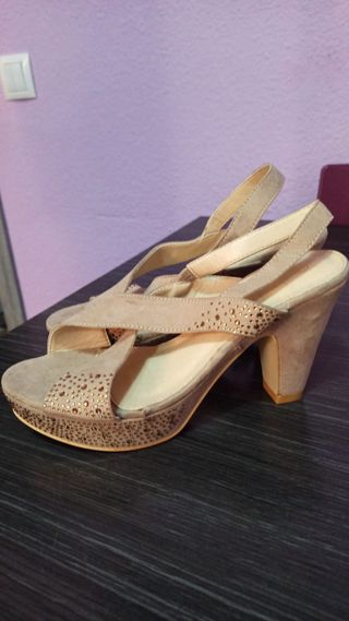 sandalias tacon alto