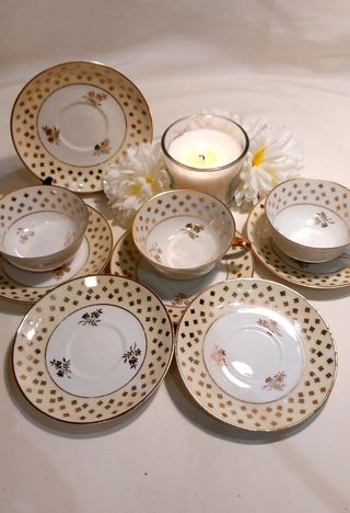 ⚜️ Trío de porcelana de Limoges