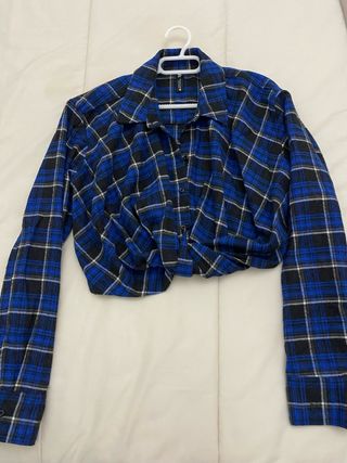 Camisa cuadros Zara