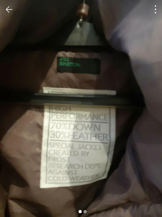 Giubbino Benetton taglia 40