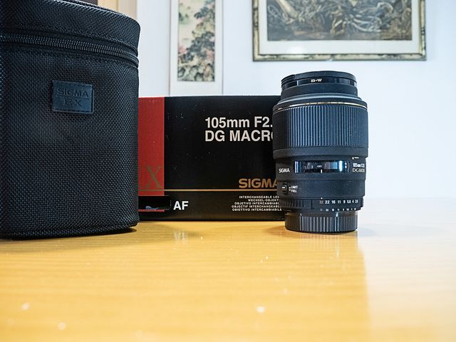 objetivo sigma 105 macro montura nikon