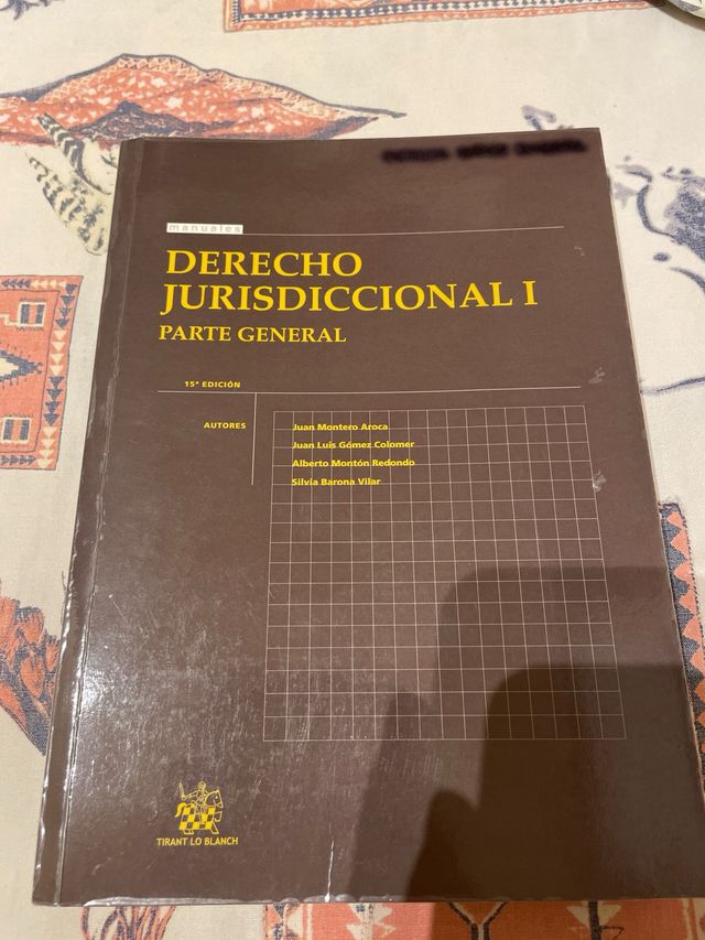 Manual derecho jurisdiccional i