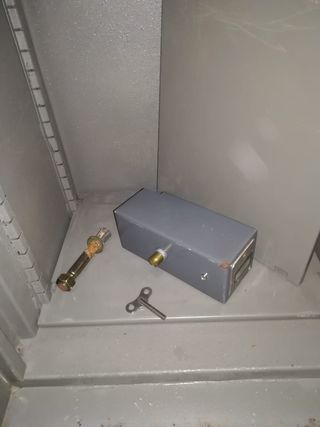 CAJA FUERTE de SEGURIDAD de banco