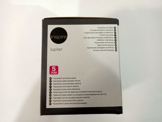 Foco techo baño color blanco inspire jupiter