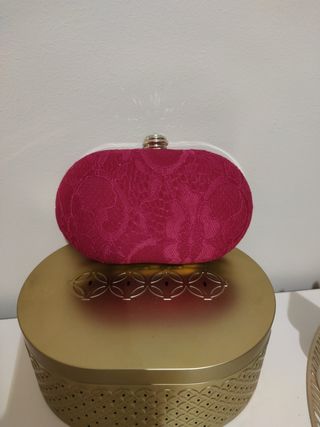Cartera fiesta fucsia 