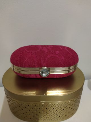 Cartera fiesta fucsia 