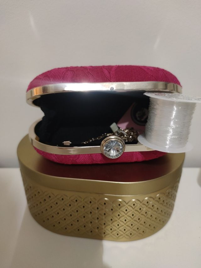 Cartera fiesta fucsia 