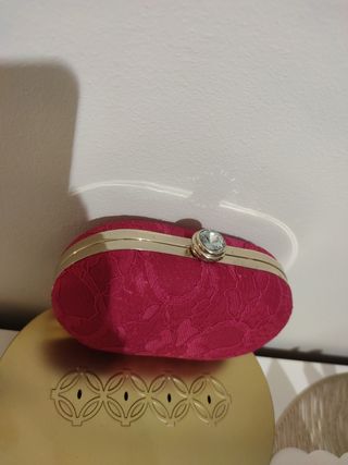 Cartera fiesta fucsia 