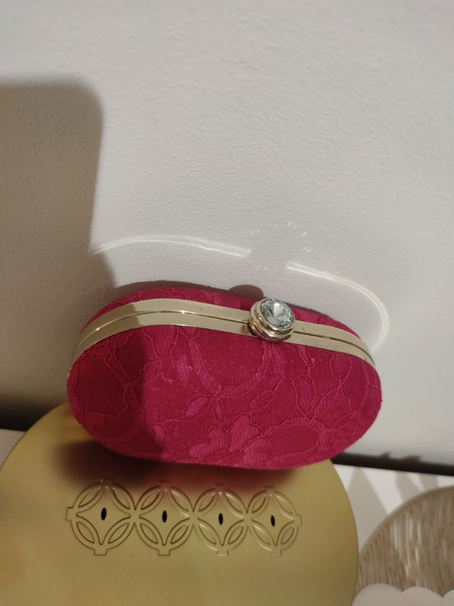 Cartera fiesta fucsia 