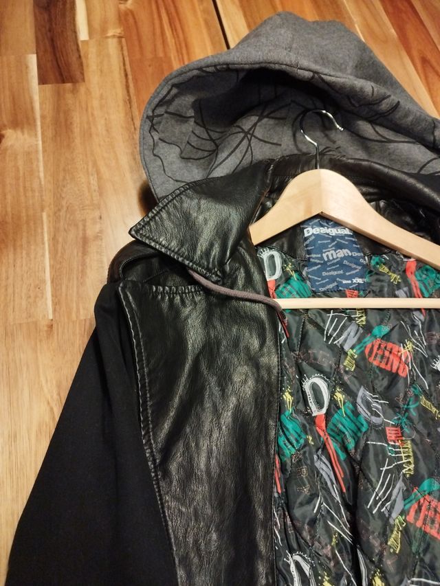 Abrigo desigual pakaian jadi pria jaket