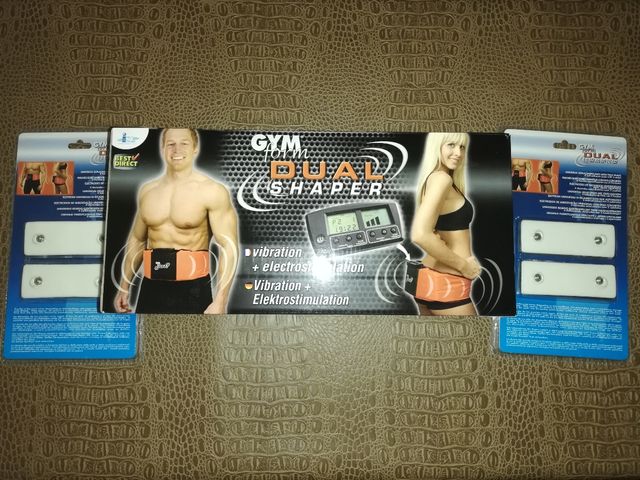 Cinturón electroestimulación y vibración.