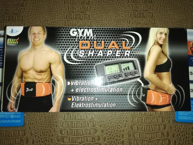 Cinturón electroestimulación y vibración.