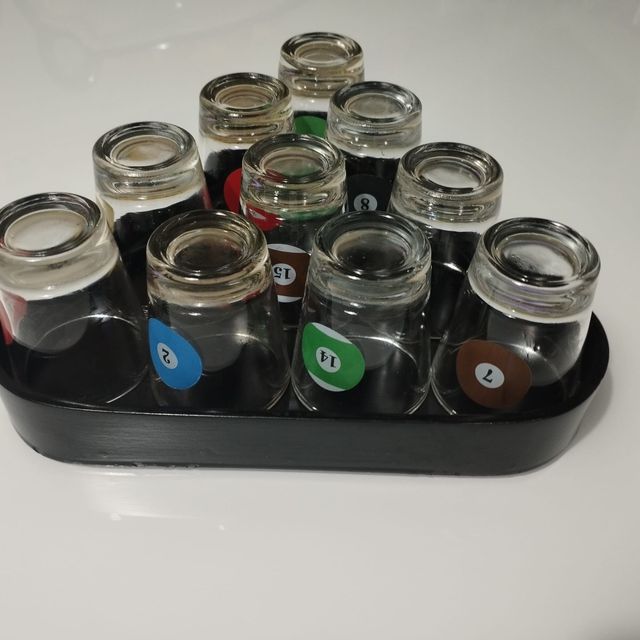 vasos chupito billar