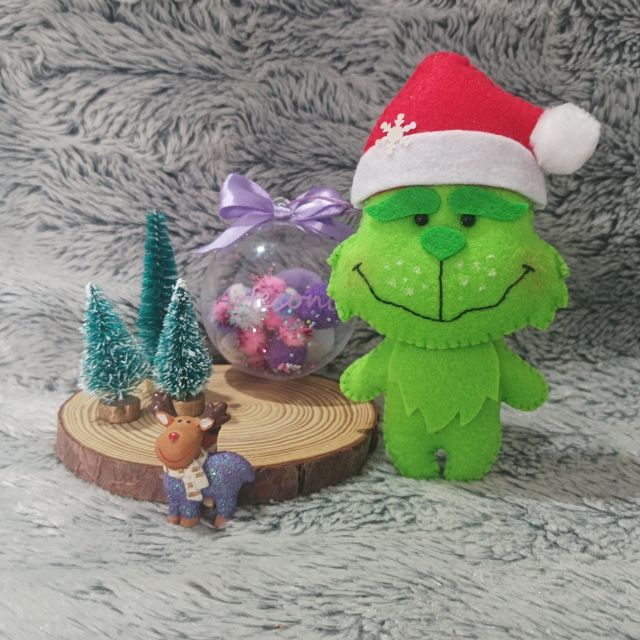 Decoración navideña en fieltro