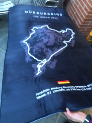 Alfombra F1 nurburgring 1,50 x 1,05 aprox