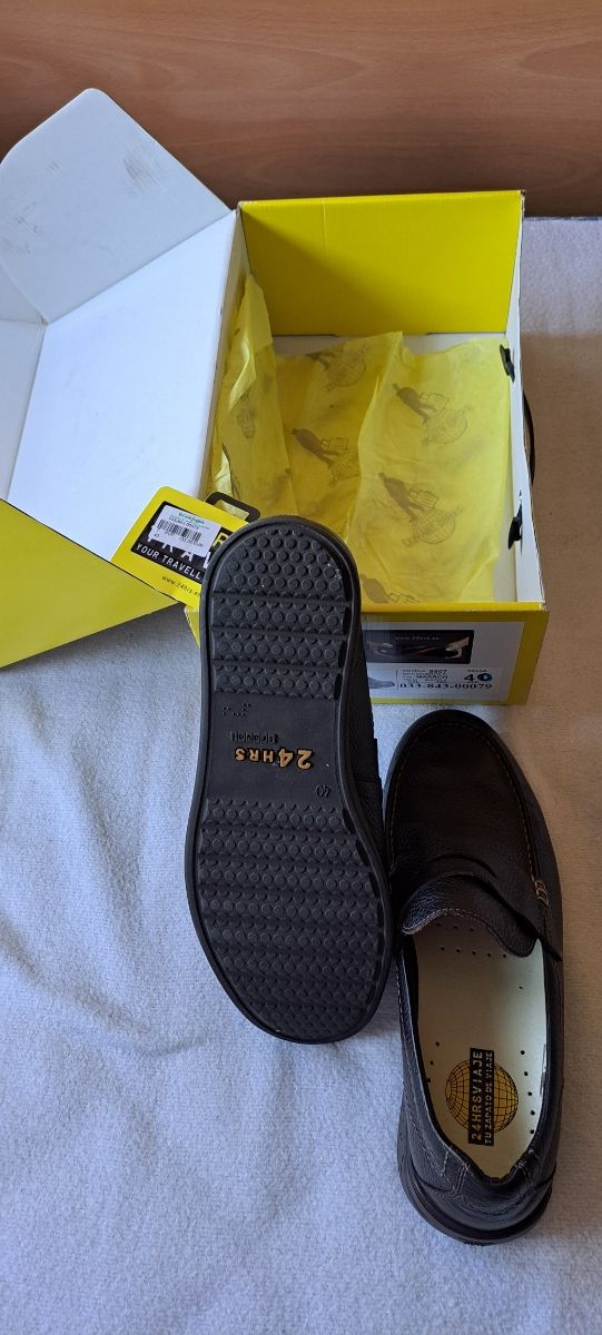 Zapatos caballero 24 HRS, talla 40
