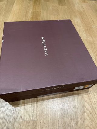 Botin ante negro tacon