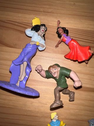 Lote figuras Jorobado de Notre Dame