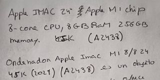 Ordenador IMAC 24”